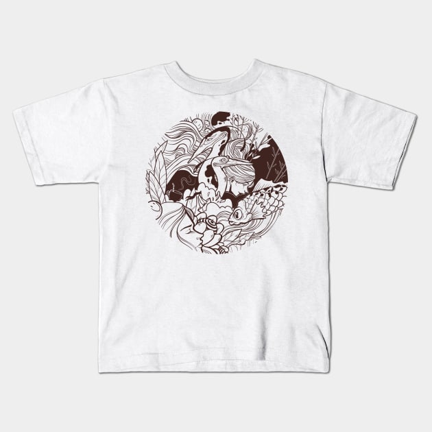 Malakkai world Kids T-Shirt by Isaac Malakkai